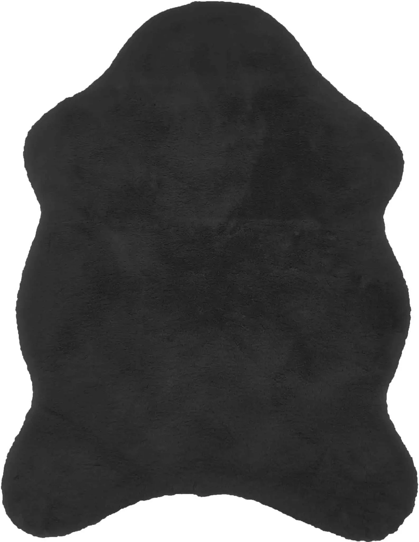 Astra Dekofell „Elda“ – Schwarz, 40 × 60 cm