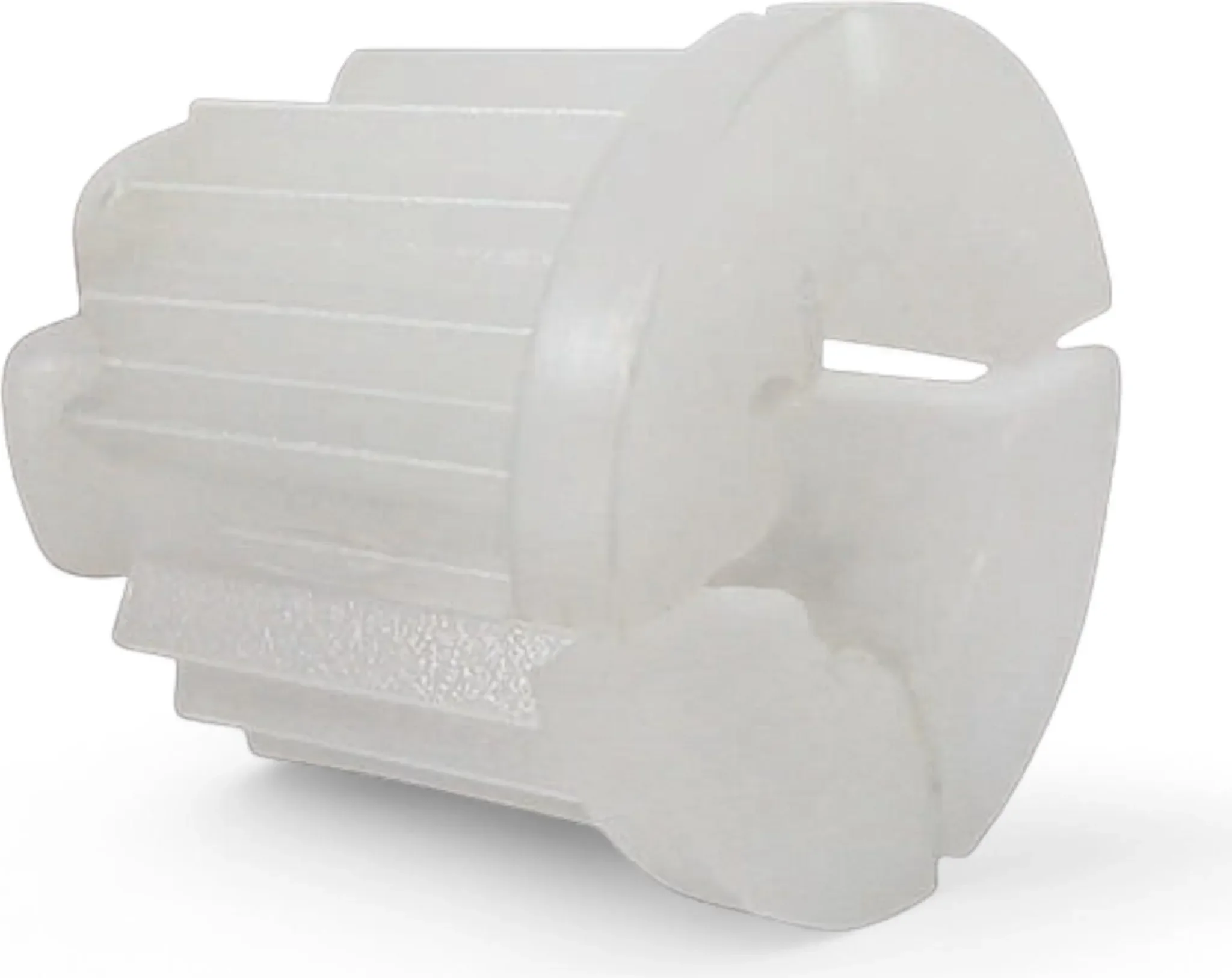 Rastbuchse für Sanitärgriffe & Ventiloberteile – Kunststoff, weiß