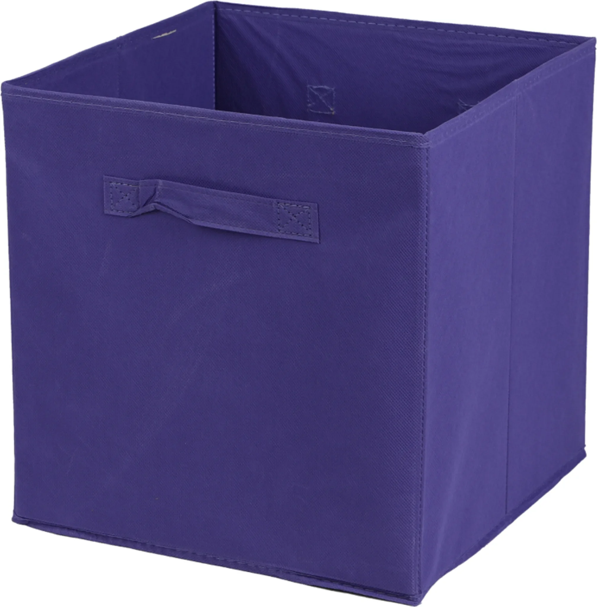 Aufbewahrungsbox Textil – lila, 31×31×31 cm