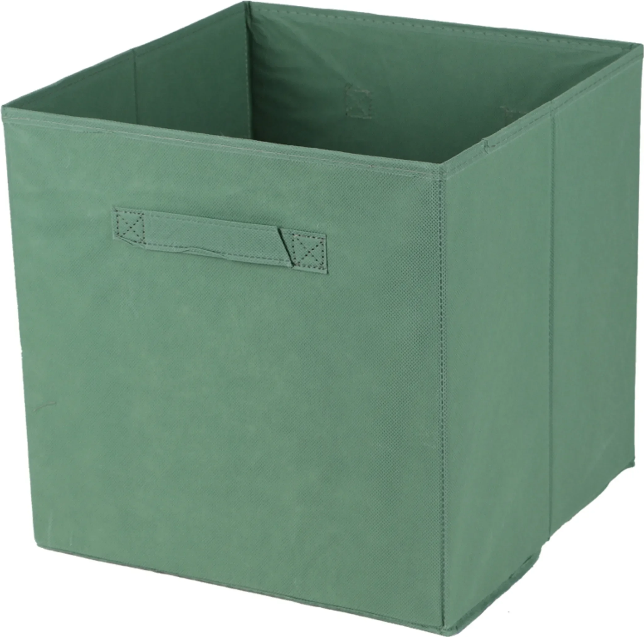 Aufbewahrungsbox Textil – grün, 31×31×31 cm