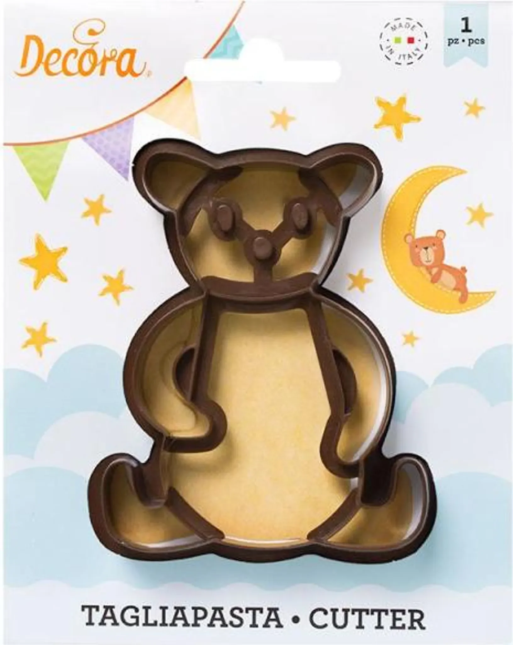 Ausstechform „Teddybär“ – 8 × 9,6 × 2,2 cm