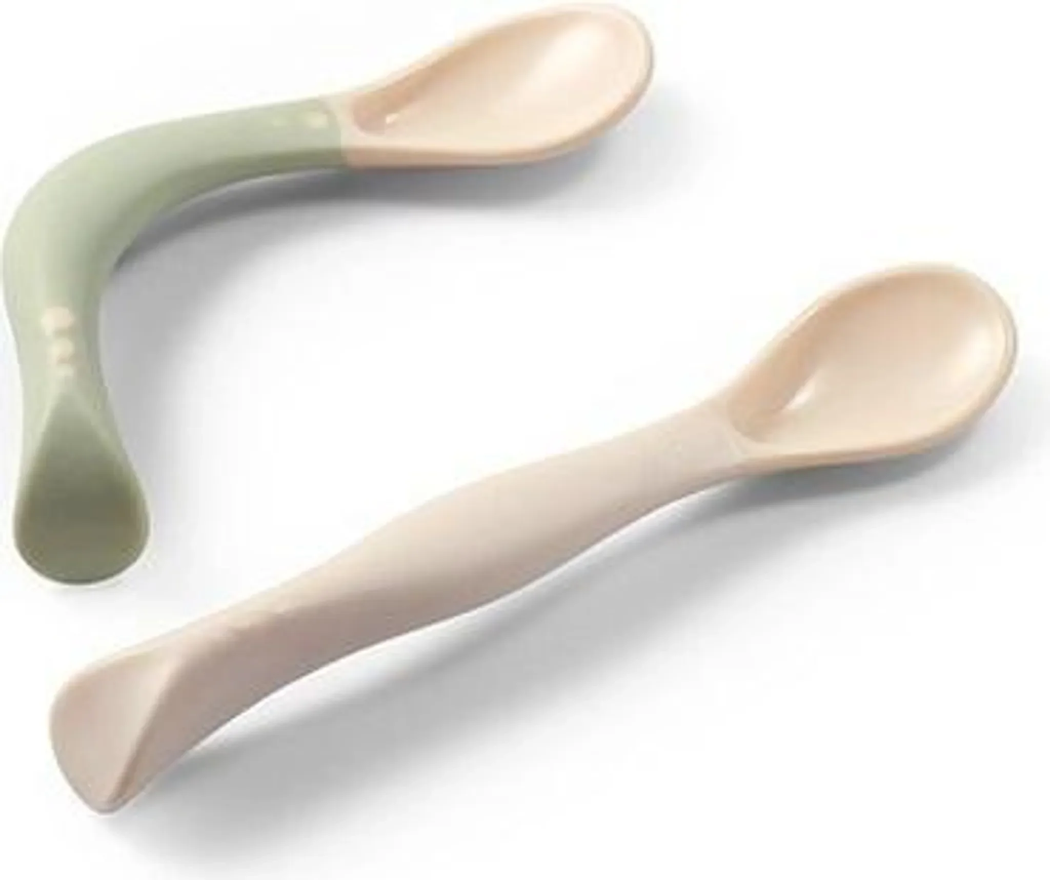 BabyOno Silikon-Kinderbesteck – Flexible Babylöffel (2er-Set)
