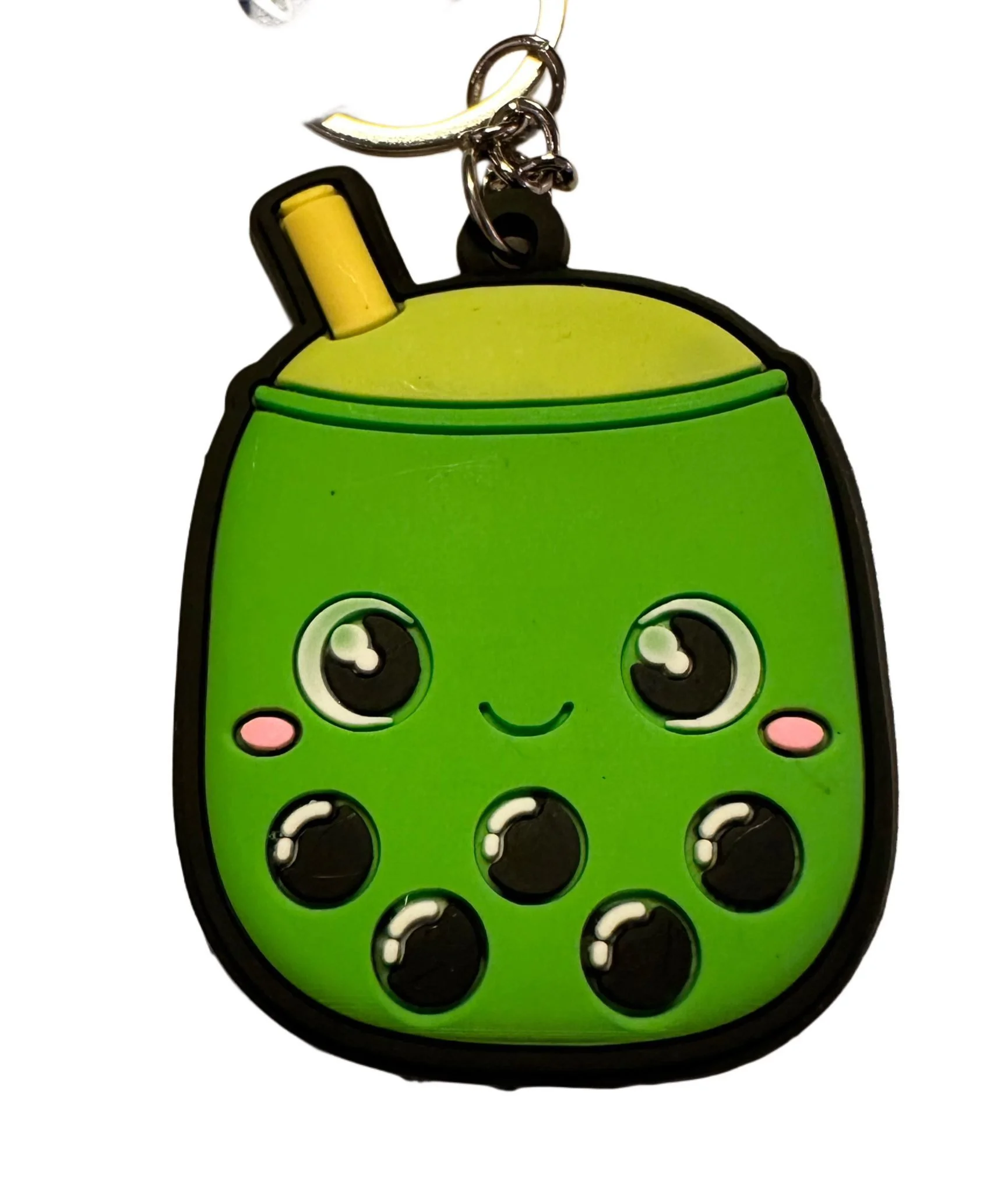Schlüsselanhänger „Bubble Tea“ – Mini-Anhänger 6 cm, Grün