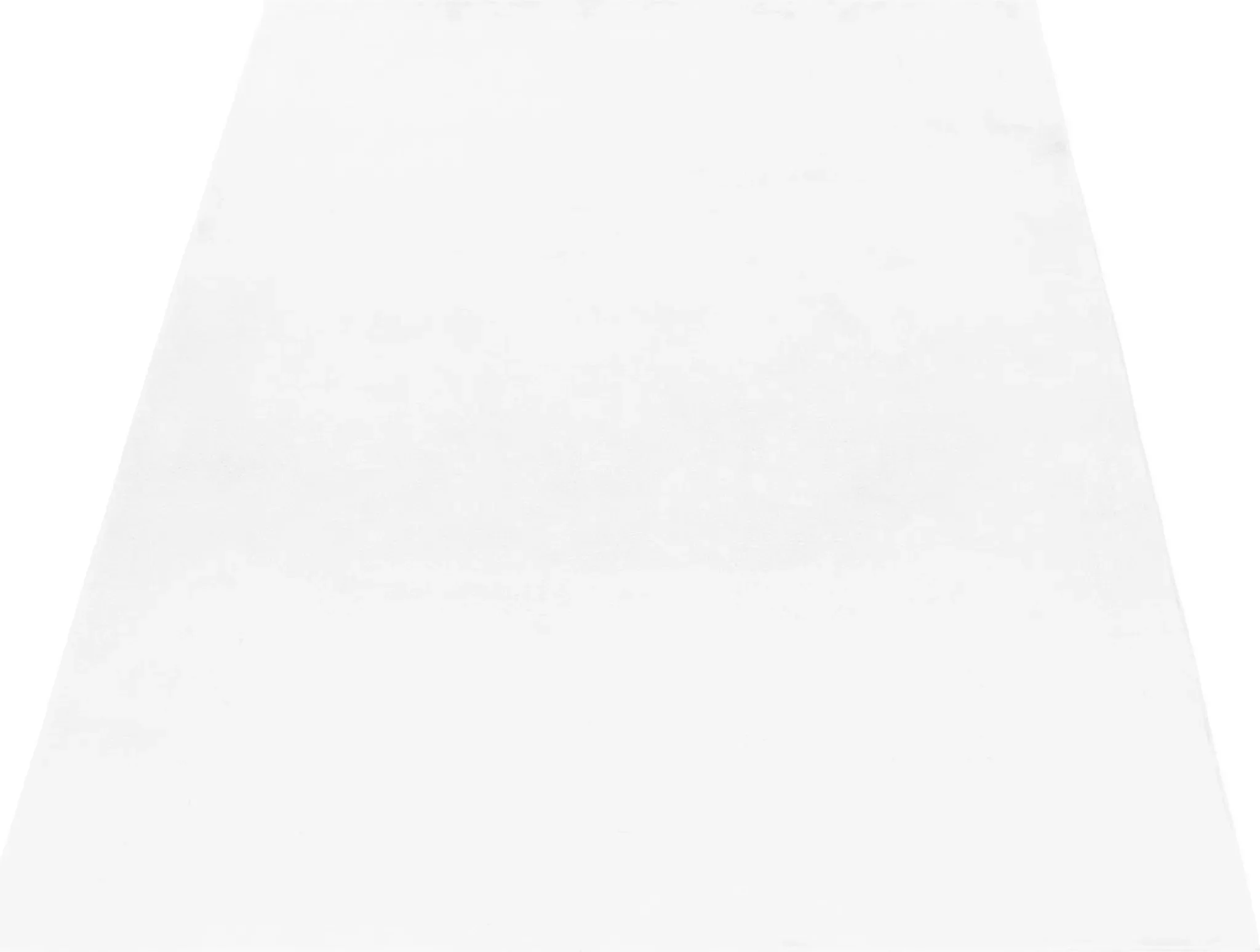 Hochflor-Läufer „Pouffy“ – Weiß, 60 × 110 cm