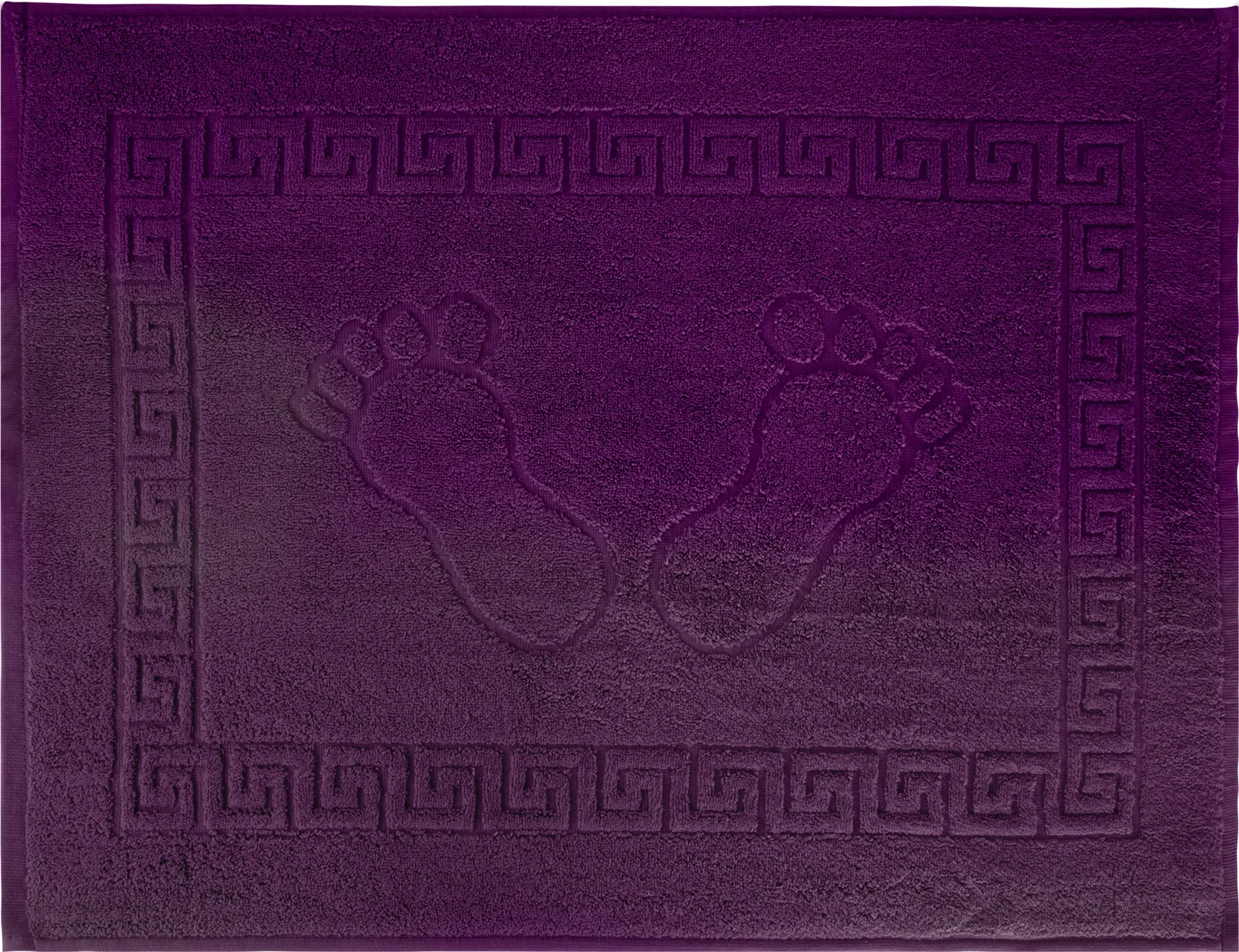 Luxus-Badvorleger 50×70 cm – Frottee-Badematte 700 g/m², Violett