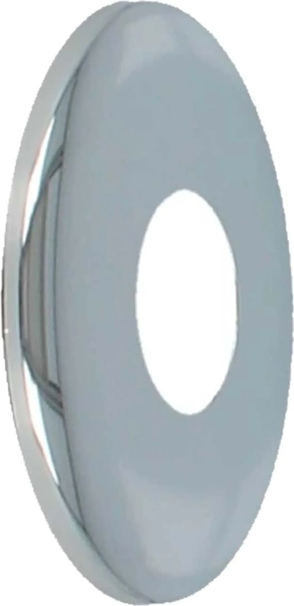 tecuro DESIGN-Hahnrosette 3/8″ – Ø 18 mm × Ø 61 mm × 15 mm, verchromtes Messing