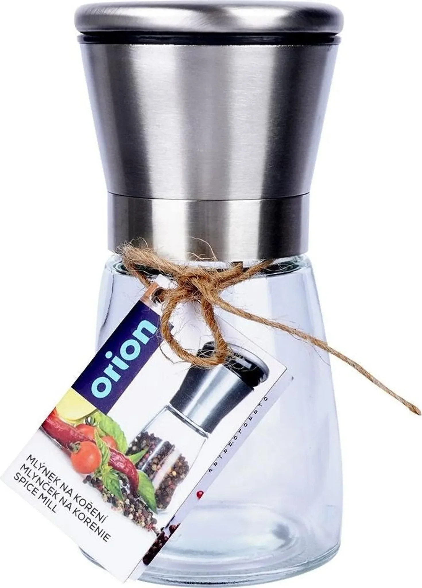 Gewürzmühle aus Glas – manuell, für Salz & Pfeffer