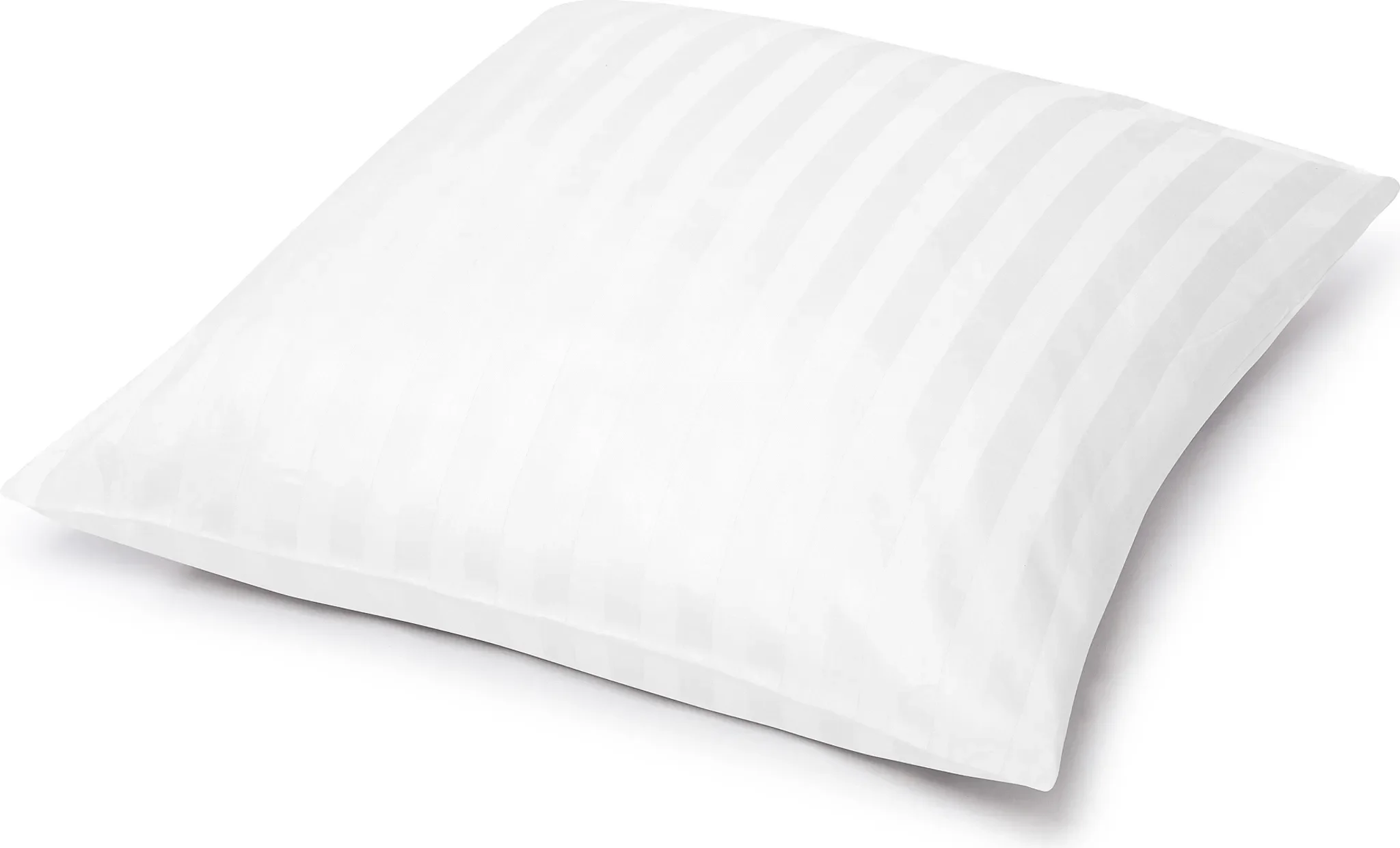 Hotelbettwäsche – Kissenbezug 40×40 cm, Damast-Satin-Streifen (25 mm), 100 % Baumwolle