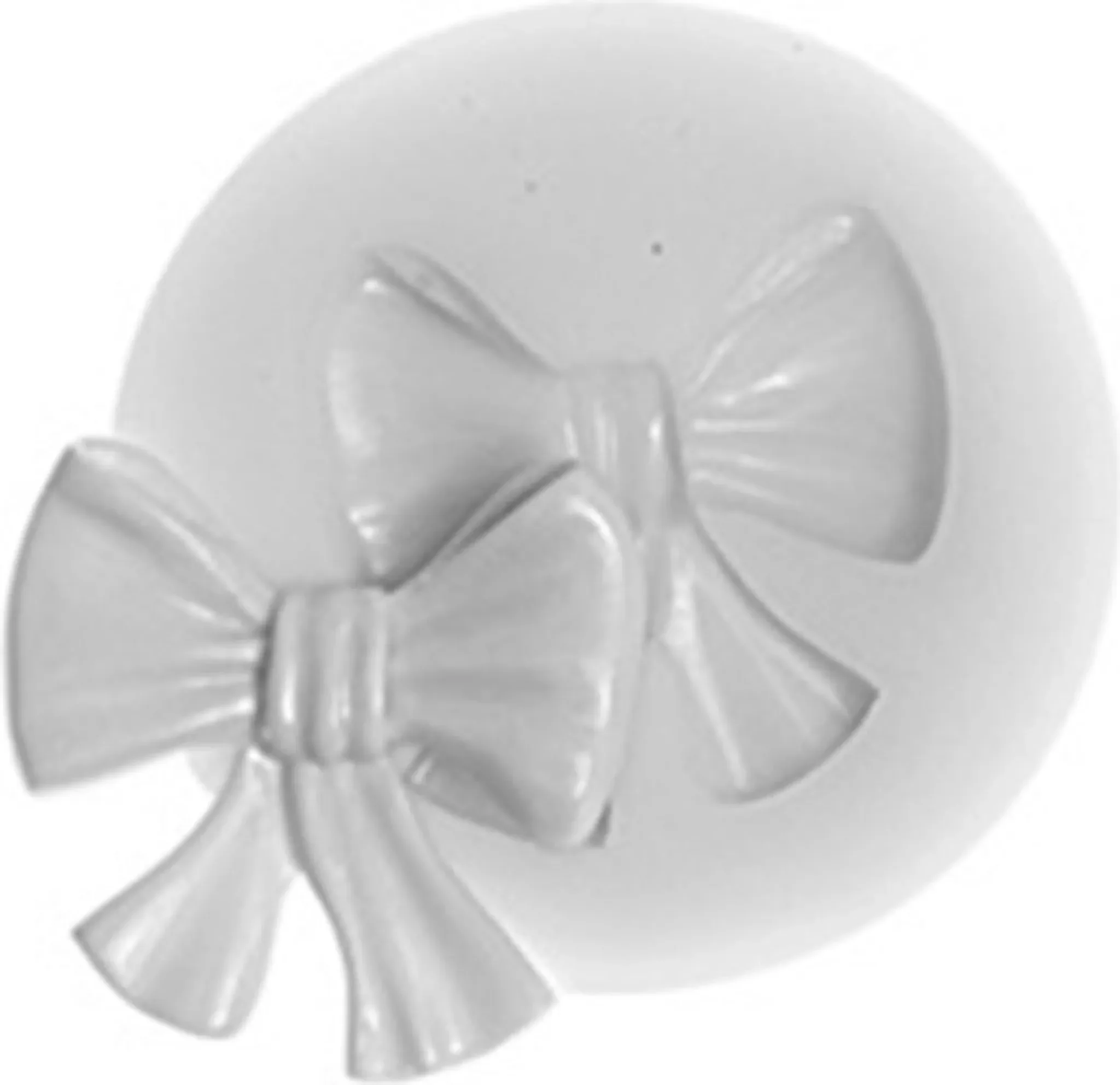 Fondant- & Blütenpasteform „Große Schleife“