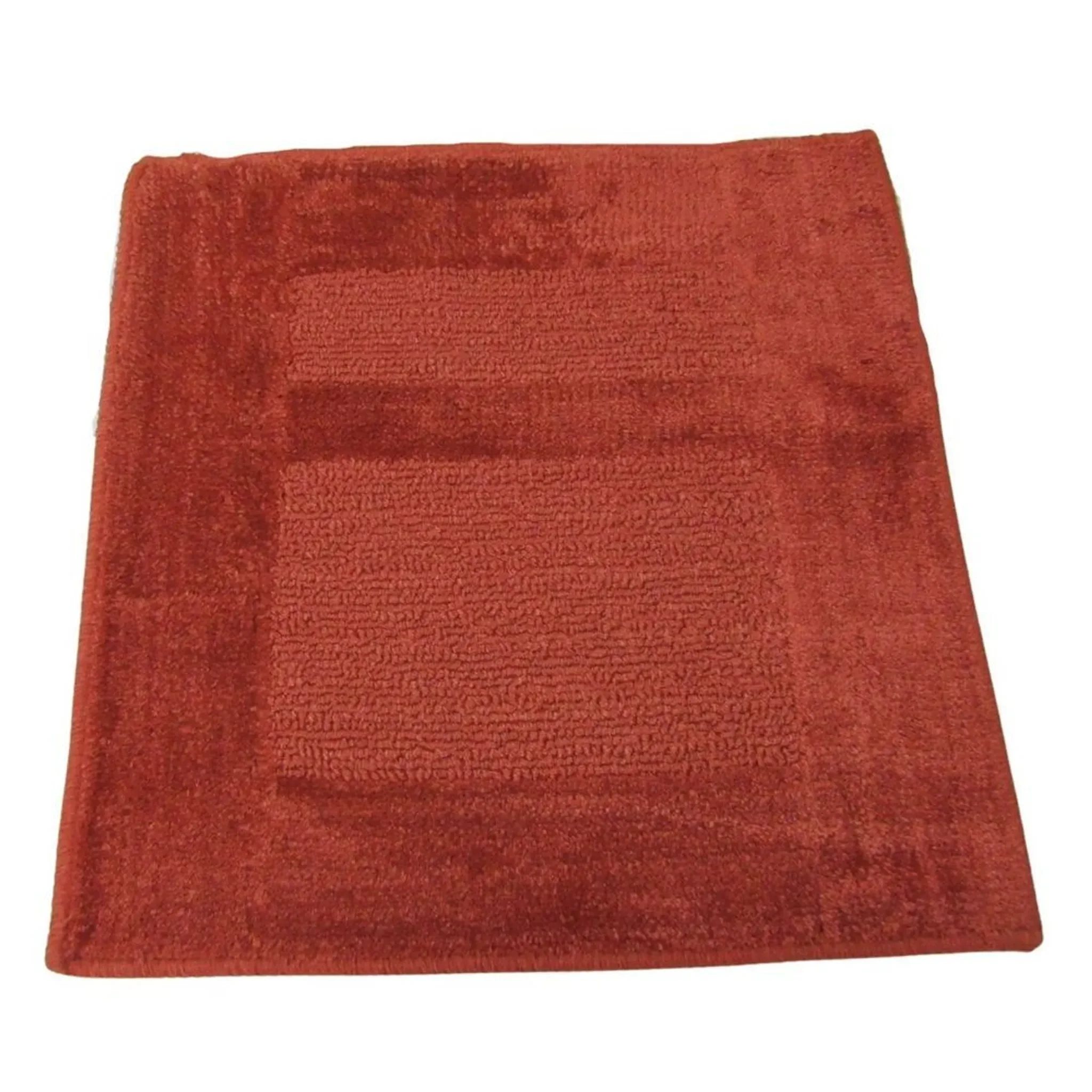 Sanwood WC-Vorleger „Jutta“ 50×50 cm – Badteppich, Terracotta