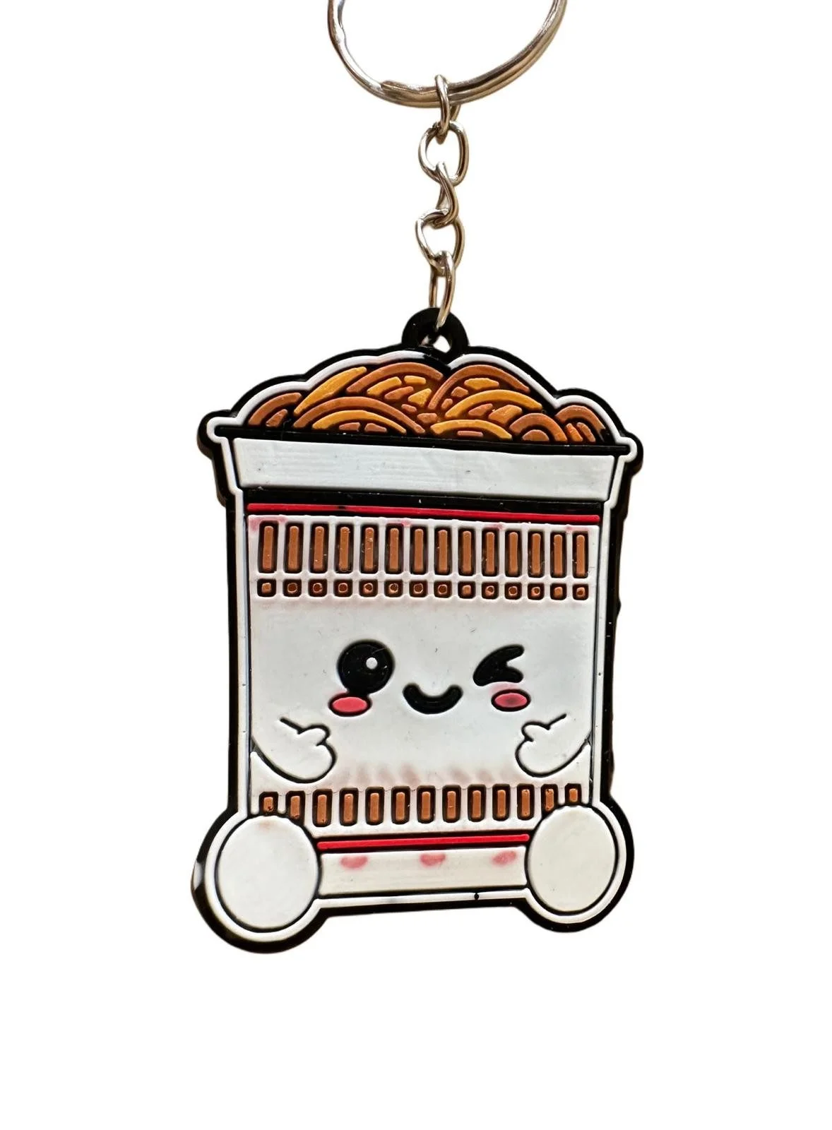 Schlüsselanhänger „Mini Kaffee“ – Cartoon-Anhänger aus Silikon