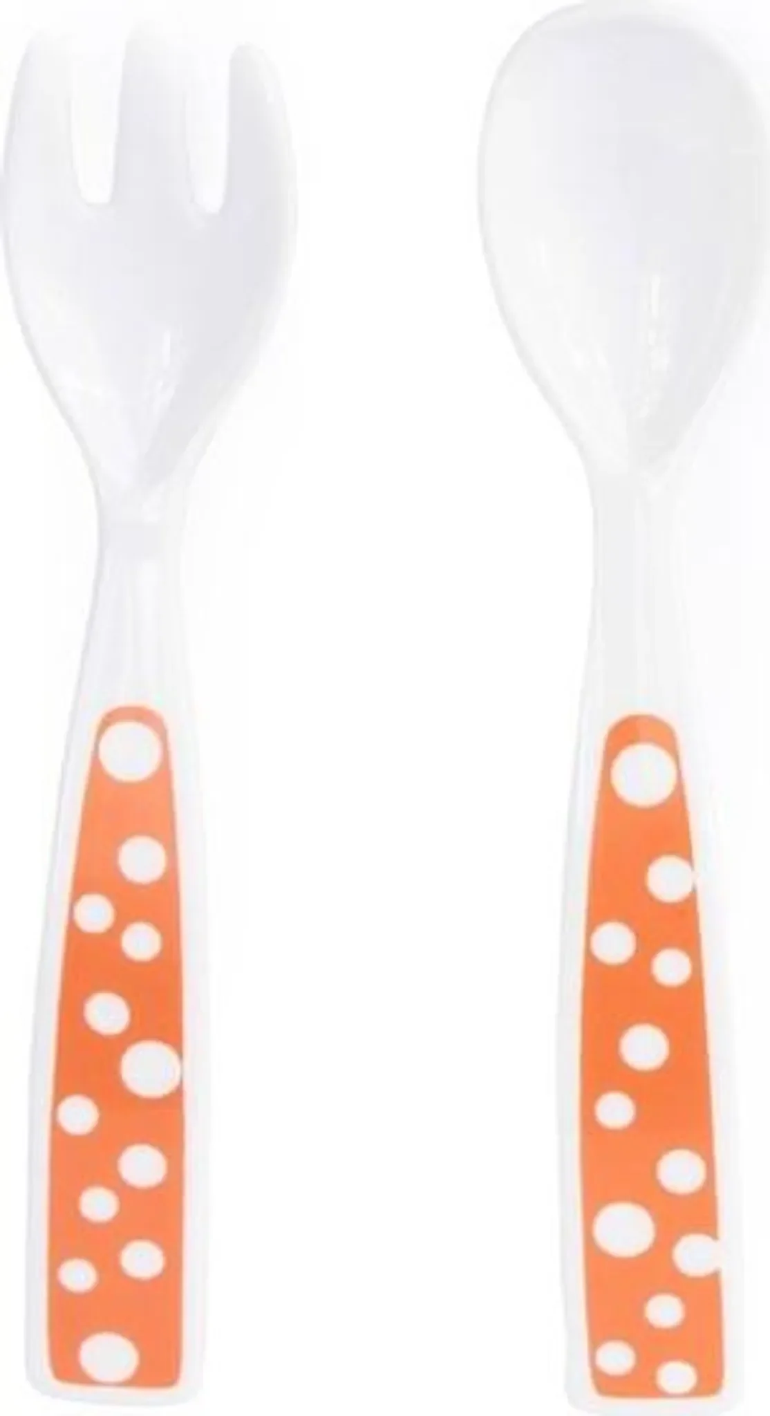 Kinderbesteck-Set „Fliegenpilz“ – Gabel & Löffel, Melamin, 14 cm