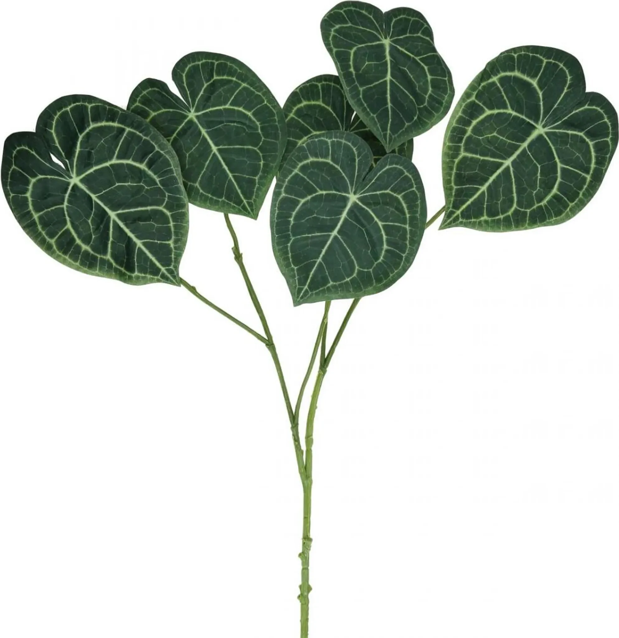Künstliche Anthurium-Blätter – 96 cm Kunstpflanze in sattem Grün