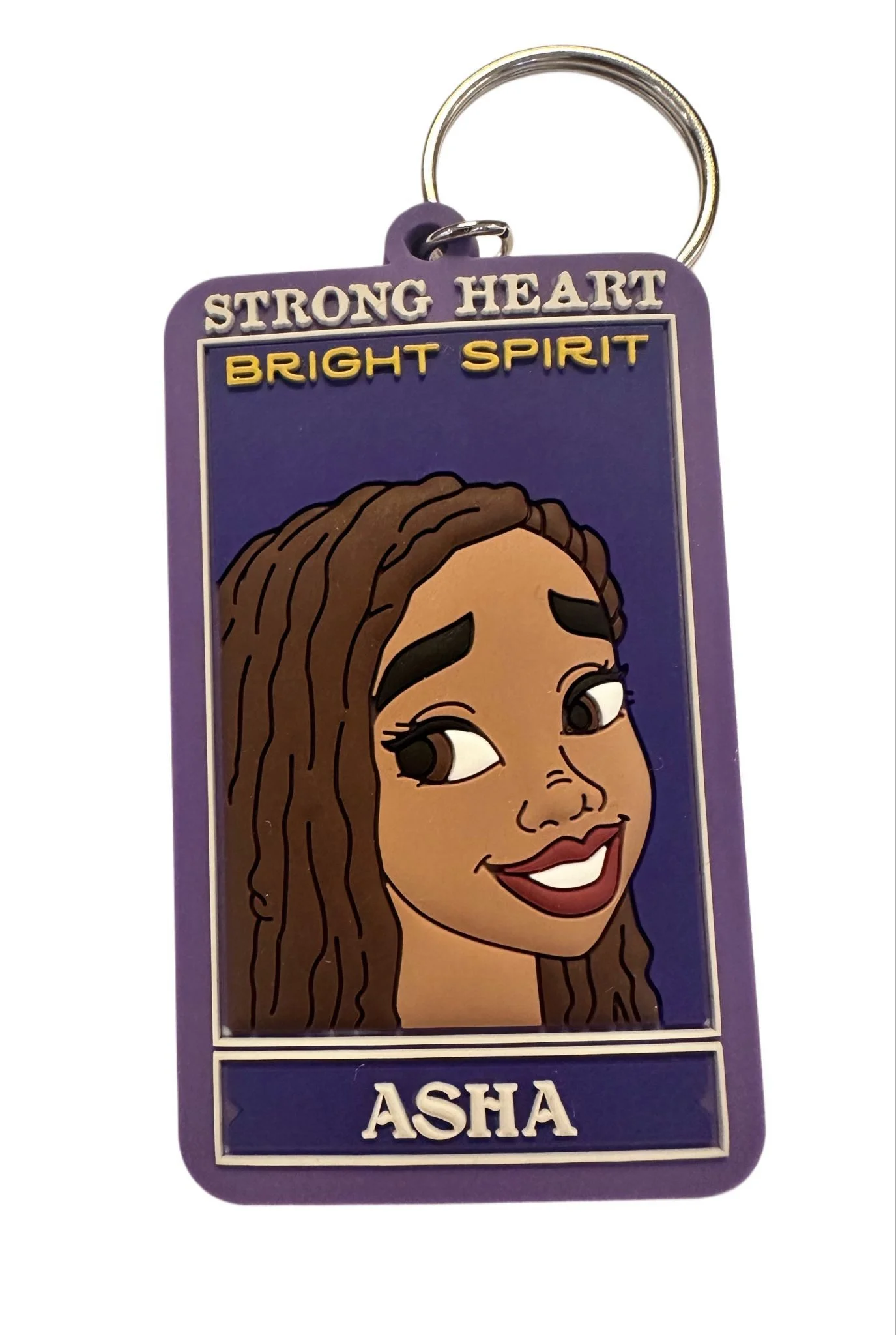 Schlüsselanhänger „Wish – Asha Kopf“ – Mini-Anhänger aus Silikon