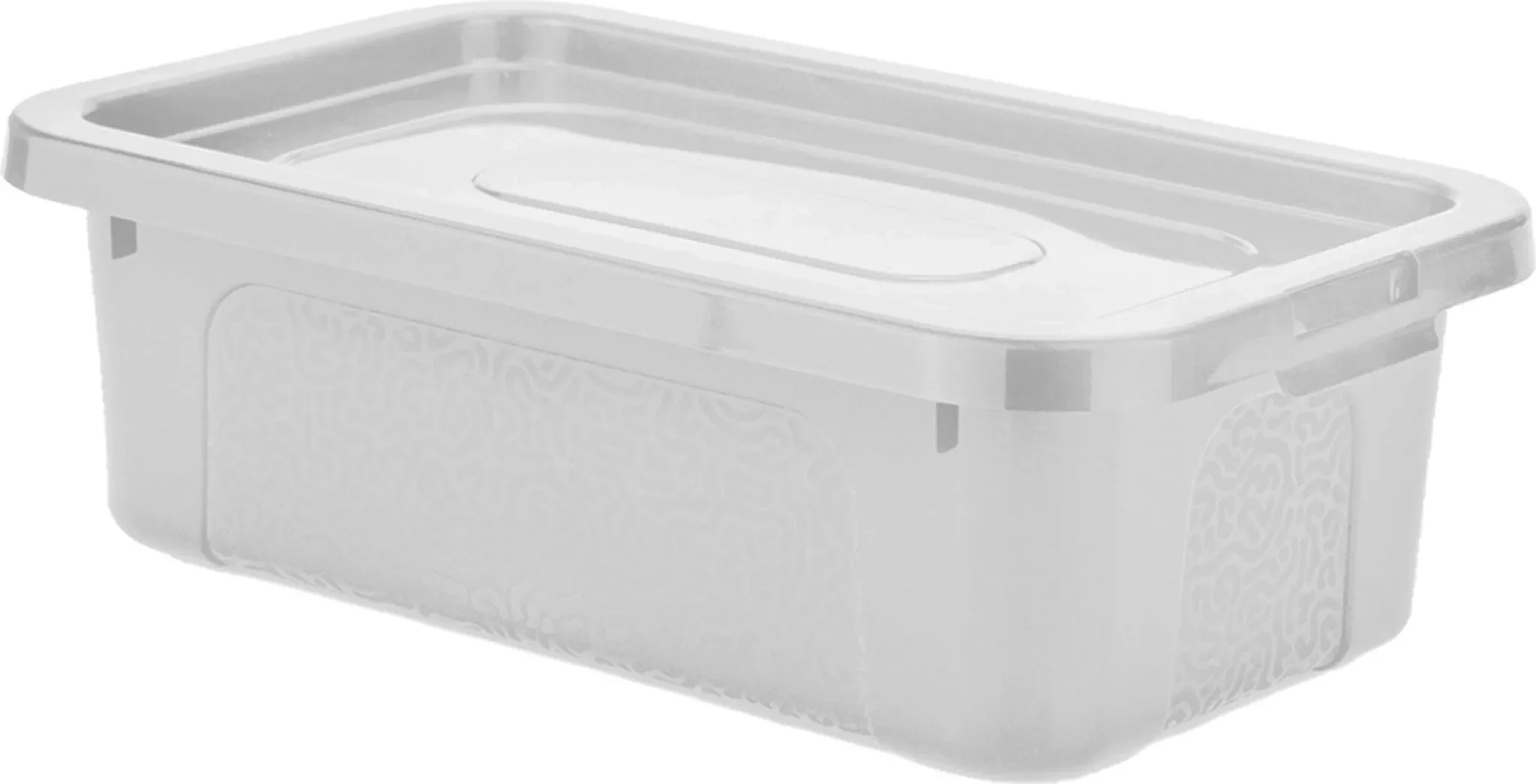 Aufbewahrungsbox Mit Deckel Kunststoffbehälter Container 33x20x10 cm 4,5 L Transparent