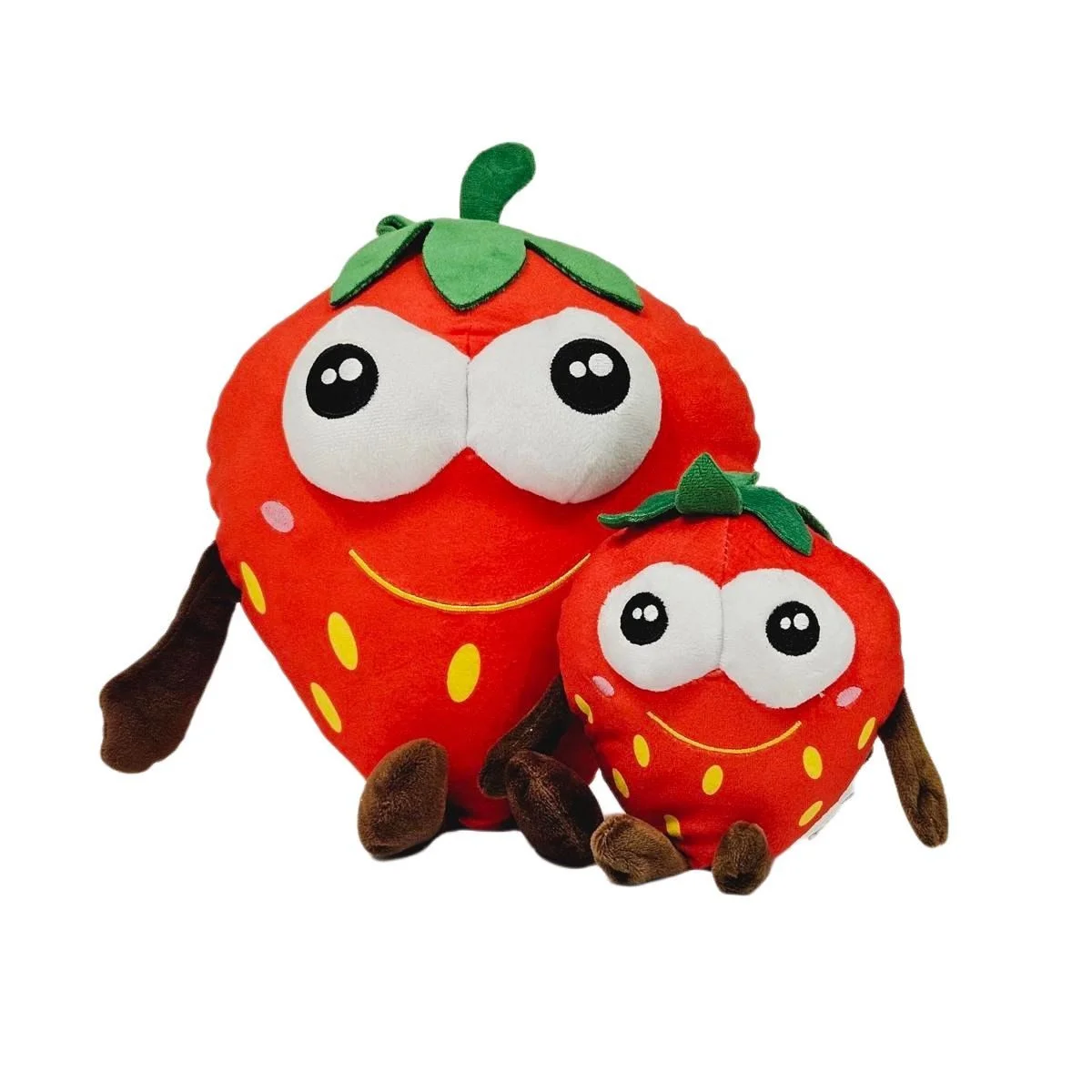 Kuscheltier „Erdbeere“ – Plüschfrucht ca. 23 cm, rot